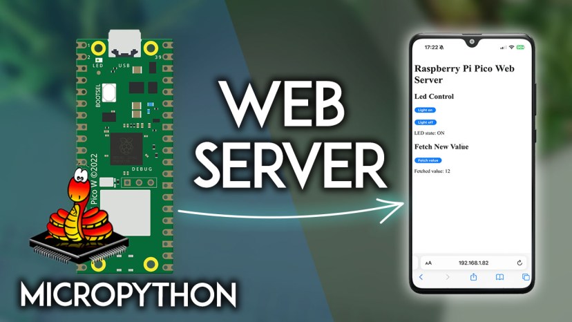 Raspberry Pi Pico Basic Web Server MicroPython