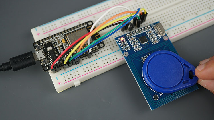 Reader Writer RFID MFRC522 Module ESP8266 NodeMCU Card Reader Keychain