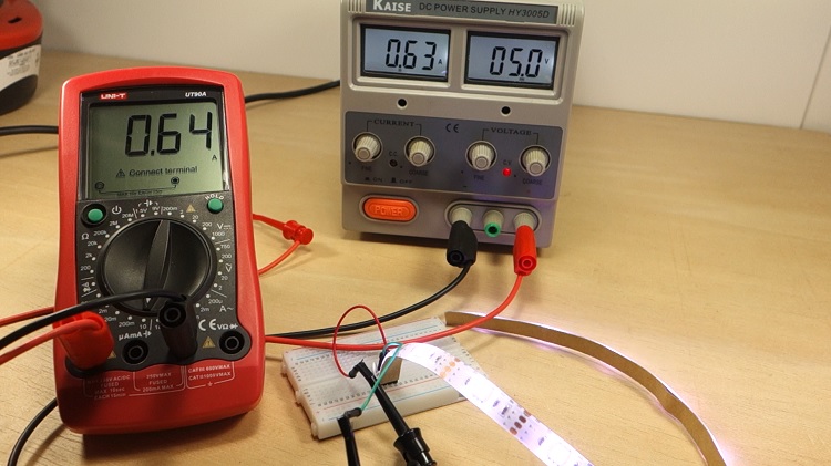 ESP32/ESP8266 RGB LED Strip Circuit and Schematic NPN transistor