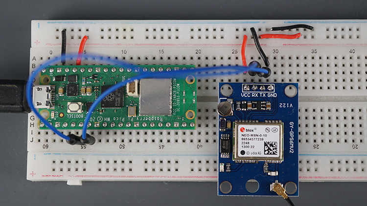 Wiring the NEO-M8N GPS Module to the Raspberry Pi Pico