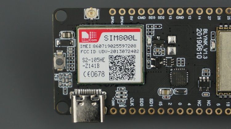 TTGO T-Call ESP32 SIM800L GPS GPRS Board