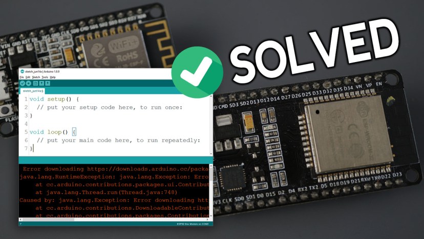 Solved fix Arduino IDE installation esp32 esp8266 nodemcu board add-on error downloading urls
