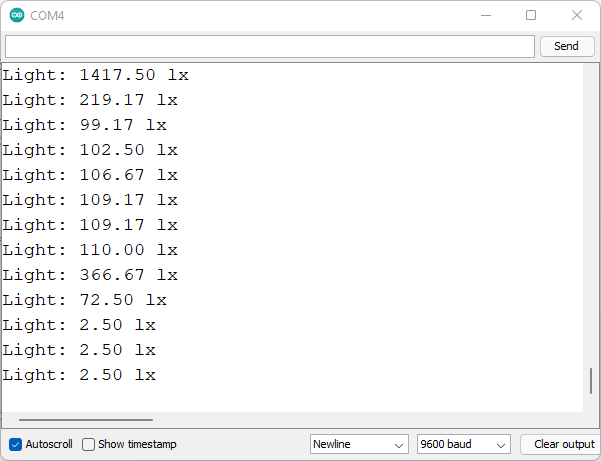 ESP32 with BH1750 Ambient Light Sensor Arduino IDE Demonstration
