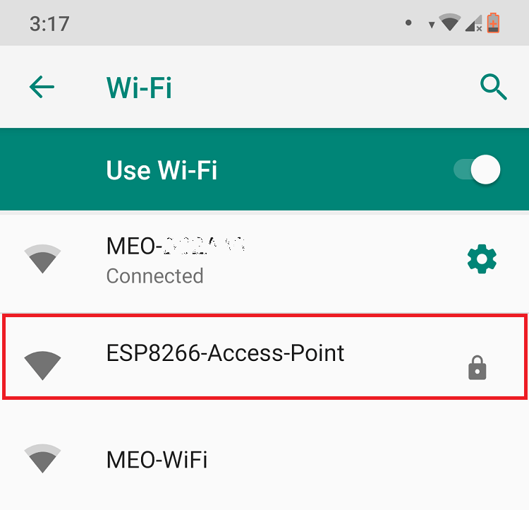 ESP8266 Server Access Point AP Connection