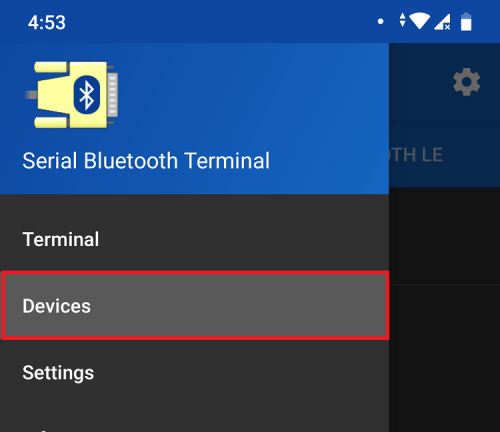 ESP32 Bluetooth Classic and Android Application Serial Bluetooth Terminal