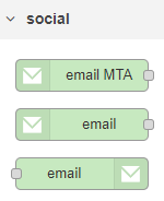 Node-RED email nodes