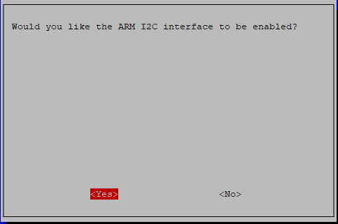 Raspberry Pi Enable I2C communication