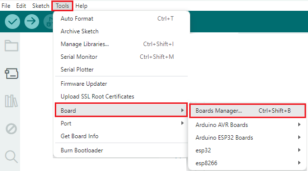 ESP32 Boards Add-on install ESP32 board