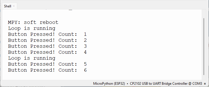 Testing Debouncing pushbutton with timer ESP32 and ESP8266 MicroPython