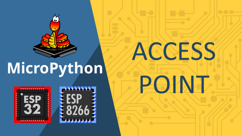 MicroPython: ESP32/ESP8266 Access Point (AP)