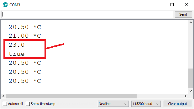 ESP32 ESP8266 Change temperature threshold on web server