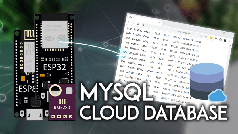 ESP32 ESP8266 Insert Data into MySQL Database using PHP and Arduino IDE