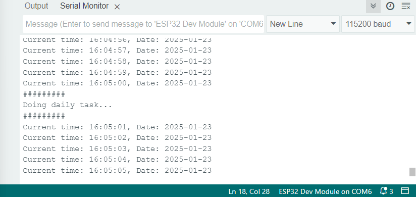 ESP32 ESP8266 NodeMCU Run Daily Task Arduino IDE Demonstration