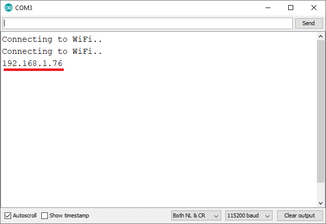 ESP32 ESP8266 NodeMCU Web Server IP Address Arduino IDE Serial Monitor