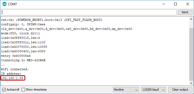 Demonstration ESP32/ESP8266 RGB LED Strip