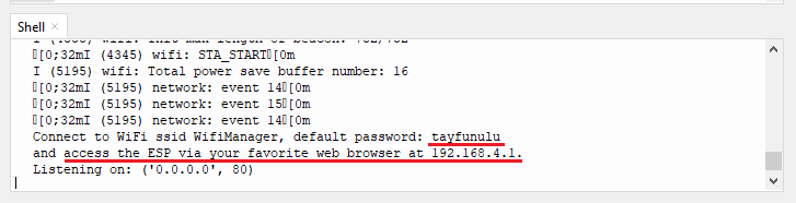 WiFiManager Set Up ESP32 MicroPython