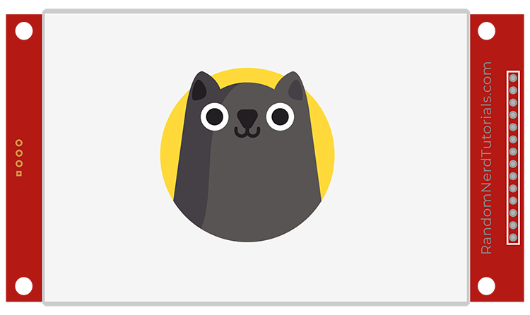 ESP32 TFT LCD with LVGL Display Image on the screen demonstration