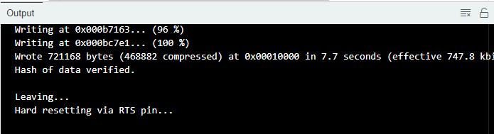 ESP32 Upload Code Successfully Arduino IDE