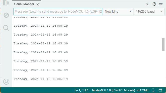 ESP8266 RTC synchronize time with NTP server