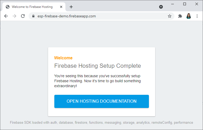 Firebase Account