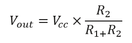 Formula voltage divider