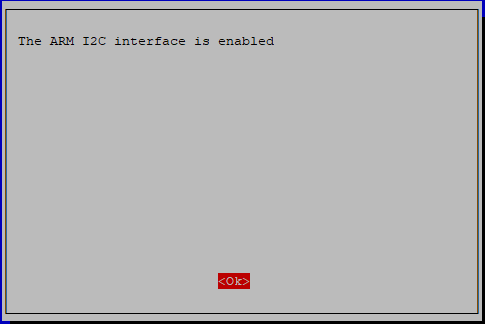 Raspberry Pi I2C communication enabled