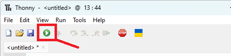 Thonny IDE Run Code