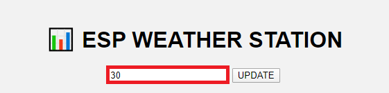 input field esp32 esp8266 weather station