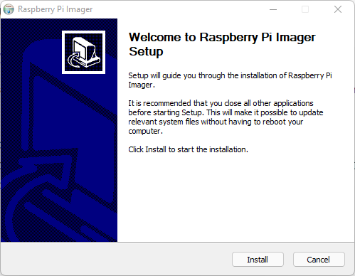 Raspberry Pi Imager Setup