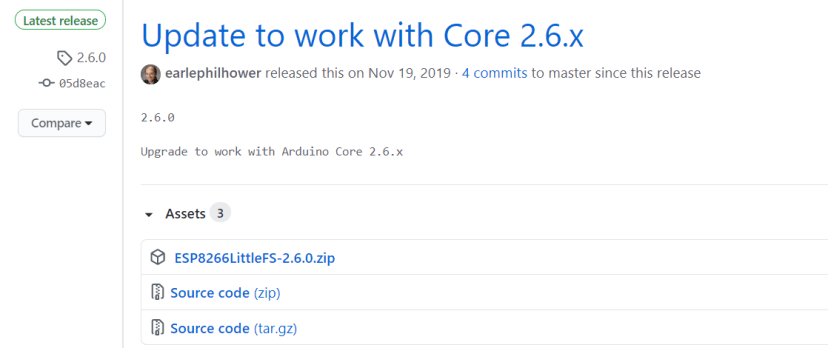 ESP8266 LittleFS Download