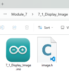 LVGL Load Image Arduino Code example folder