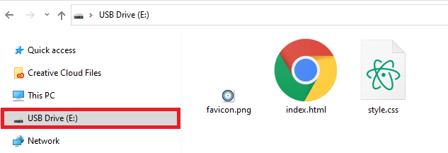 microSD Card Folder with Files to Build Web Server