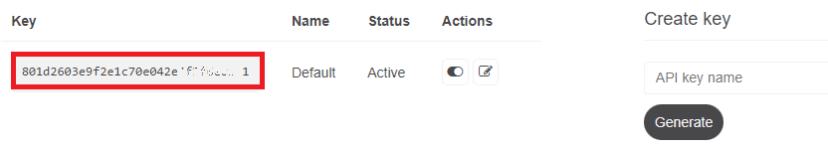 Openweathermap api key