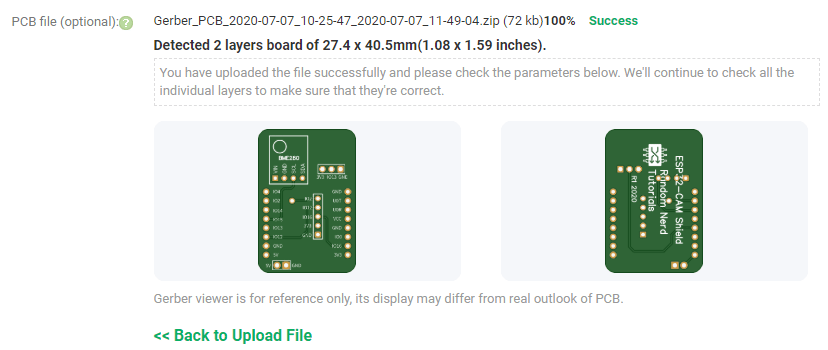 PCBWay Upload Gerbers Files and PCB Online preview