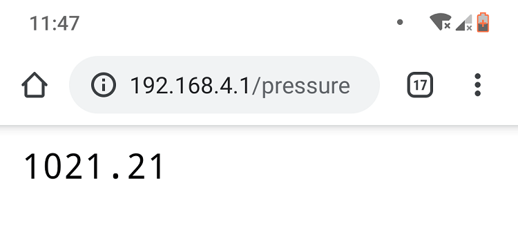 ESP8266 Server Access Point AP Test request pressure