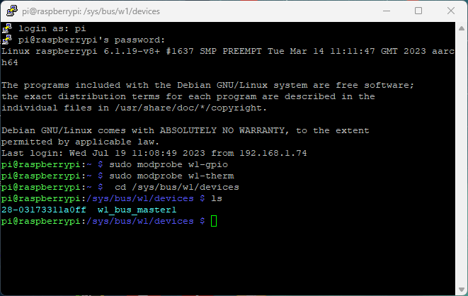 discover one-wire for ds18b20