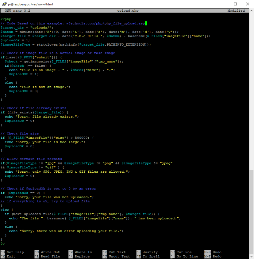 Upload images to server local or cloud using the ESP32-CAM board Arduino IDE upload.php file