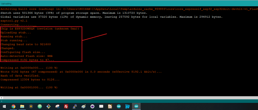ESP32 solved Failed to connect to ESP32: Timed out... Connecting... works