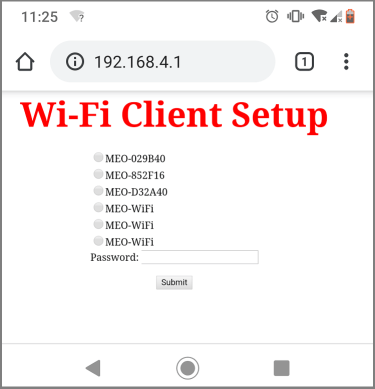 Wi-Fi Client Setup WiFi Manager MicroPython
